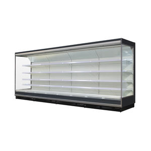 <span class=keywords><strong>Armoire</strong></span> à boissons commerciale refroidie par air <span class=keywords><strong>armoire</strong></span> à rideaux d'air à <span class=keywords><strong>basse</strong></span> température pour lait et fruits - Product Image 1