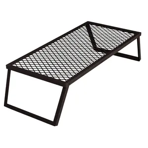 Parrilla plegable portátil para acampada, parrilla de acampada, barbacoa, muebles de jardín plegables para exteriores