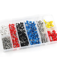 800PCS-B Tipo en caja VE Terminal de cable tubular Conector de extremo de cable eléctrico aislado Conector de terminal de prensado de cable automático