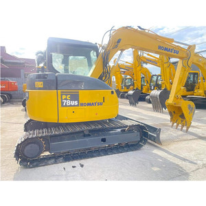 รถขุดไฮดรอลิกโคมัตสึ PC78 คุณภาพสูง มือสอง สภาพดีเยี่ยม ไม่มีการรั่วไหล ระบบซีลกันรั่วแบบ Zero Tail Swing เครื่องยนต์ดีเซล ปั๊มนำเข้าจากญี่ปุ่น 100% - Product Image 1