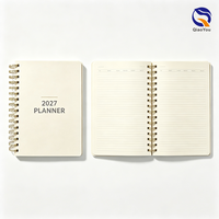 Couverture de planificateur 2027 avec reliure spirale et impression personnalisée pour planificateur rechargeable