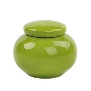Tarro de Cerámica para Almacenamiento de Polvo Aromático de Té, Diseño Fresco y Bonito, Mini Tarro de Porcelana con Esmalte de Color, Diseño de Dragón Pauling - Product Image 5