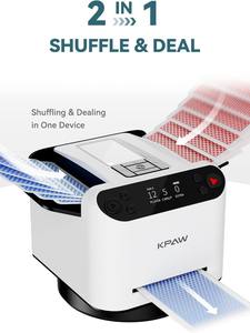 Machine automatique <span class=keywords><strong>de</strong></span> distribution et <span class=keywords><strong>de</strong></span> mélange <span class=keywords><strong>de</strong></span> cartes pour le poker/Texas Hold'em/Guandan/Dou Dizhu - Dispositif intelligent <span class=keywords><strong>de</strong></span> mélange rapide - Product Image 2