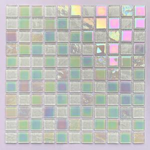 Havuzu pembe yanardöner kiremit yüzme havuzu cam mozaik - Product Image 5