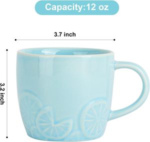 Lemon Park Shark Taza de cerámica Hidden 3D Animal Inside Mug,Cute Cartoon Handmade Figurine Mug - Product Image 6