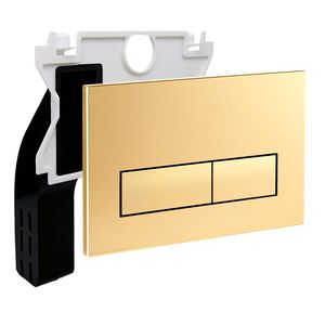 Placa de descarga para inodoro, pieza de repuesto de doble descarga con ranura de montaje empotrada, compatible con Geberit - Product Image 1