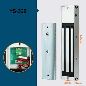 Akses Kontrol Kunci Pintu Magnetik 12V/24V Smart Kunci Listrik untuk Akses Kontrol Sidik Jari