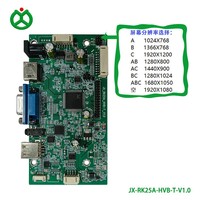 Controlador de Monitor LCD con Señal USB2.0 para Computadora, Salida LVDS a Pantalla, Compatible con Control Táctil, Resolución de Computadora 1920*1080 PCBA