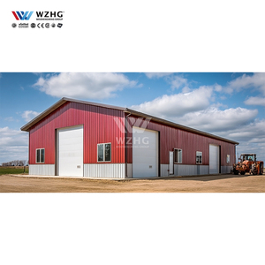 Garage métallique préfabriqué pour ateliers de réparation automobile avec compatibilité élévateur et zones de travail, design industriel, durée de vie de 50 ans - Product Image 1