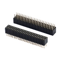 Connecteur femelle en Y à double rangée de 2 à 50 broches, pas de 2,54 mm, pour carte de circuit imprimé (PCB) - Connecteur femelle à broches OEM