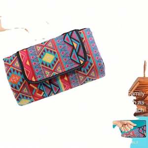 Alfombra de Picnic Plegable Impermeable de Poliéster y Algodón de Estilo Bohemio, Diseño Personalizado, para Acampar al Aire Libre, Playa o Jardín - Product Image 4