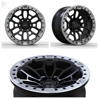 Rines Todoterreno Forjados con Beadlock de 16-24 Pulgadas 6x139.7 de Aleación de Aluminio para Camionetas 4x4, SUV, Toyota Tundra, Tacoma