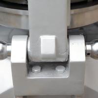 Machine à diviser la pâte industrielle semi-automatique avec 4 têtes de coupe interchangeables et base chromée pour la fabrication du pain