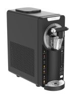 Nouvelle machine à crème glacée instantanée de comptoir, design vertical, qualité alimentaire, pour usage domestique, capacité 2,0 litres, pour préparation rapide et facile.