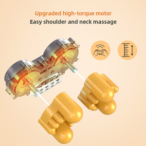 Oreiller de massage électrique avec fonction de pétrissage et de frottement pour la relaxation des épaules, du cou, de la colonne cervicale, de la taille et du <span class=keywords><strong>dos</strong></span> - Product Image 4