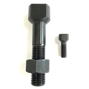 Thép Oxit Đen đầy đủ chủ đề 8.8 cấp tùy chỉnh đầu tròn giả mạo bánh xe t Đầu lót bu lông - Product Image 1