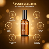 Huile d'Argan Bio 2-en-1 : Réparation Capillaire, Hydratation et Parfum Herbal Essentiel avec Ingrédients Purs pour Usage Domestique