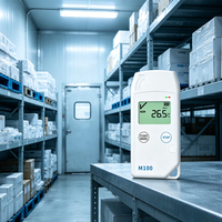 Registrador de Datos de Temperatura LCD M100 con Software Personalizado, Multiusos, con Informe USB en PDF