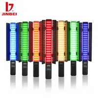 JINBEI EFT-360 RGB 다채로운 휴대용 스틱 필 라이트 핸드 헬드 23W LED 비디오 라이트 라이브 스트리밍 셀카 사진 조명