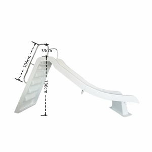 Tobogán de Parque Acuático para Niños y Adultos para <span class=keywords><strong>Piscina</strong></span>, Resbaladilla de Fibra de Vidrio Duradera con Servicio de Procesamiento de Curvado - Product Image 3