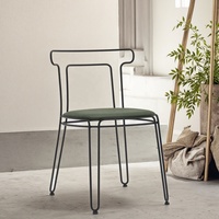 Ensemble table et chaises de restaurant moderne, style nordique industriel, pour restaurant rapide, bistro