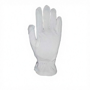 Gants en coton blancs longueur poignet, respirants, design uni, usage quotidien, printemps automne - Product Image 2