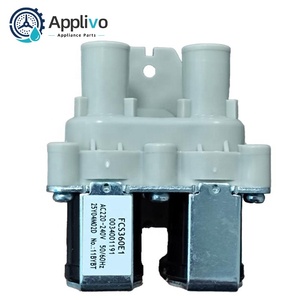 Válvula Solenoide de Entrada de Agua para <span class=keywords><strong>Lavadora</strong></span> FCS360E1, 220-240V 50/60Hz, Repuesto para <span class=keywords><strong>Lavadora</strong></span> de Carga Frontal Haier, Pieza 0034001191 - Product Image 2