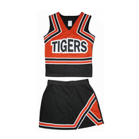 Chaud pas cher Fitness Cheerleader Costume Cheerleaders Uniformes De Danse Pour Les Femmes
