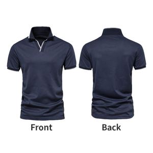 เสื้อโปโลคอวีสีพื้นสำหรับผู้หญิงและผู้ชายรุ่นใหม่ล่าสุด - Product Image 6