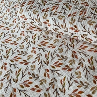 Tissu en mousseline de gaze 100% coton biologique léger pour chemises de filles, rideaux, sacs de garçons, vente en gros