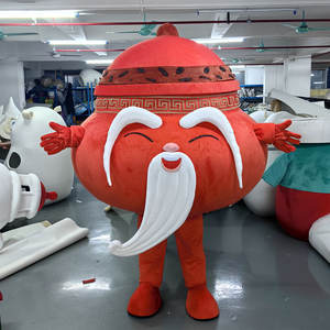 उच्च गुणवत्ता वाले आठ खजाने culdon कस्टम शुभंकर पोशाक निर्माता-3 डी कढ़ाई ब्रांड आईपी आकार समायोज्य आकार - Product Image 2