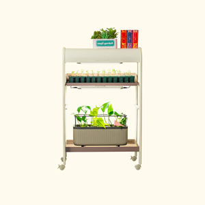 Système de culture hydroponique vertical mural OEM pour intérieur, 51 modules, système de culture intelligent avec éclairage LED pour la cuisine à domicile - Product Image 1