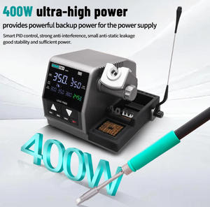 Nouveau pour T61 Station de soudage <span class=keywords><strong>400W</strong></span> C470/245/210 <span class=keywords><strong>Fer</strong></span> à <span class=keywords><strong>souder</strong></span> électronique Soudure de précision pour réparation de téléphones PCB BGA - Product Image 2