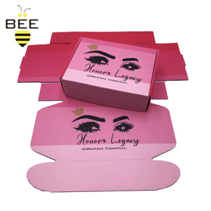 Free Design Zipper Tear Mailing Shipping Cardboard Cartons Package <b>Box</b> Custom Logo Cosmetic Skin Care Mailer Corrugated <b>Box</b> - Product Image 3