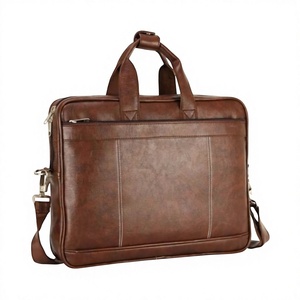 Maletín para Portátil de Cuero Genuino de Calidad de Exportación BS INTERNATIONAL para Hombres y Mujeres, Duradero, Gran Capacidad, Uso en Oficina, Impermeable - Product Image 4
