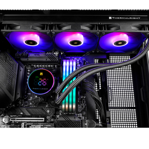 Enfriador de CPU Frozen Magic 360 Digital ARGB NEGRO con Pantalla de Temperatura en Tiempo Real, Rodamiento Fluido, Compatible con Intel - Product Image 3