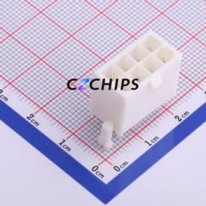 HX41406-8A Wire-to-Board Pin Header Through hole Component (THT),P=4.14mm Connector 2x4P 4.14mm Through Hole 8P - Product Image 1