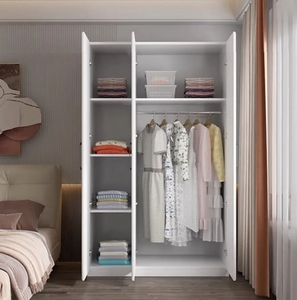 Armoire moderne simple pour la maison, chambre à coucher, <span class=keywords><strong>petit</strong></span> appartement, armoire <span class=keywords><strong>de</strong></span> <span class=keywords><strong>rangement</strong></span> en <span class=keywords><strong>bois</strong></span>, chambre d'enfant, location, armoire personnalisée <span class=keywords><strong>de</strong></span> luxe légère - Product Image 3