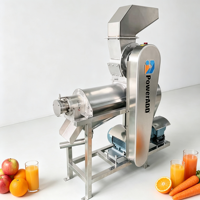 Industriële citruspers/sapcentrifuge van roestvrij staal voor citroen, appel, peer, ananas, wortel; commerciële sapmachine; spiraalpers