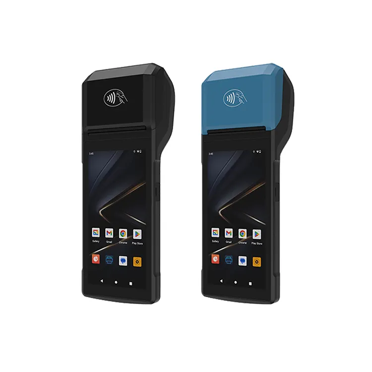 5,5 дюймов сенсорный экран Android 13 портативный POS дешевый биллинг POS машина портативный Android NFC POS терминал с принтером S81