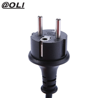 Cordon d'alimentation étanche IP44 Euro Schuko Plug approuvé VDE