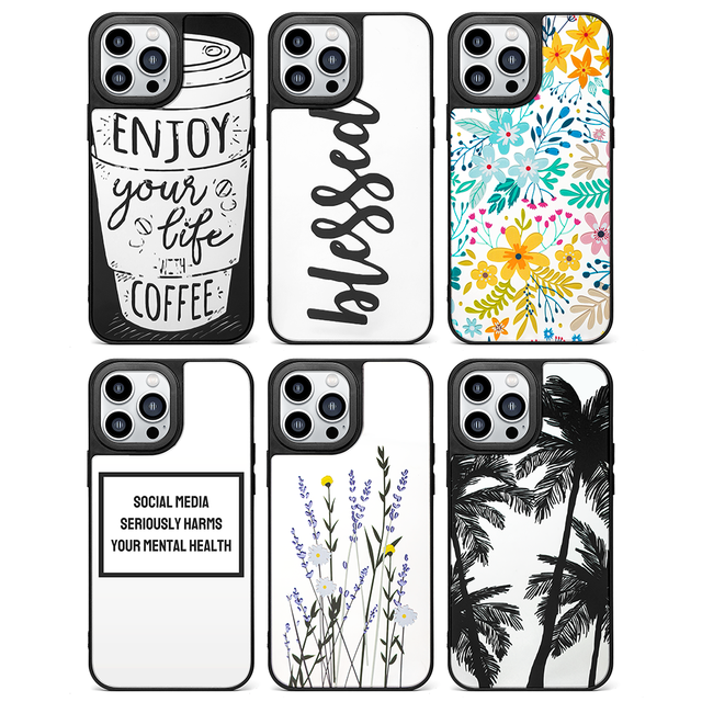 Factory Price Wholesale 3D 2D Sublimation Custom logo Phone Cases with Tpu Soft Edge Black Shockproof for iPhone Samsung