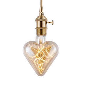 En forme de coeur E27 Edison <span class=keywords><strong>ampoule</strong></span> Vintage 4W rétro <span class=keywords><strong>carbone</strong></span> <span class=keywords><strong>ampoule</strong></span> à incandescence tungstène <span class=keywords><strong>Filament</strong></span> arbre de noël décor <span class=keywords><strong>ampoule</strong></span> - Product Image 4