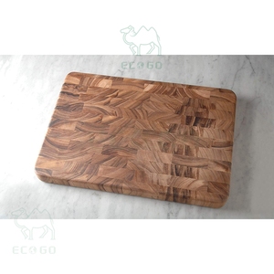 Planche à découper personnalisée en bois d'acacia planche à fromage portable 100% bloc à découper en bambou naturel - Product Image 4