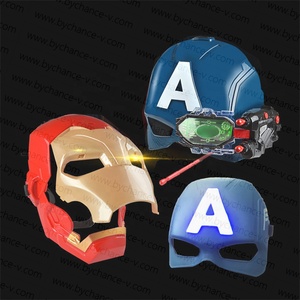 ของขวัญคริสต์มาสสุดเจ๋งสำหรับเด็กผู้ชายของขวัญสุดเจ๋งสำหรับคู่รักซูเปอร์ฮีโร่หมวกกัปตันอเมริกันพร้อมแว่นตาเรืองแสงเครื่องยิงกระสุน - Product Image 6