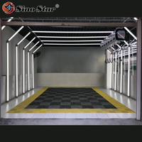 SGE1011 Tunnel lumineux LED personnalisé pour le detailing automobile avec installation en une seule étape pour les lumières de detailing et de polissage automobile