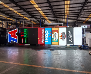 Letrero de gasolinera con pantalla LED a todo color, cartel publicitario, letrero de poste, letrero de monumento con precio de gasolina - Product Image 3