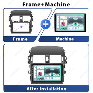BAIDAYU 9 pulgadas IPS Android 13 TS18 6 + 128GB Radio de coche tablero GPS estéreo Carplay Wifi BT <span class=keywords><strong>Toyota</strong></span> Corolla 2008-2010 pantalla táctil - Product Image 4