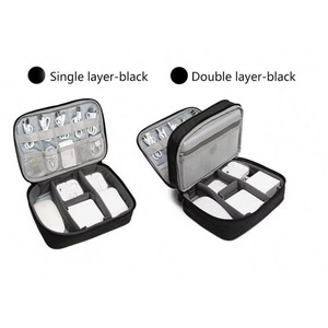 BSCI Factory Factory Customized Travel Electronic Accessories Multipurpose Travel <b>Cable</b> Storage <b>Bag</b> - Product Image 3