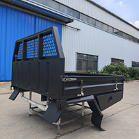 Bandeja de Aluminio para Camioneta de Cabina Simple con Tanque de Agua Integrado y Cabecera Personalizada para Pickup